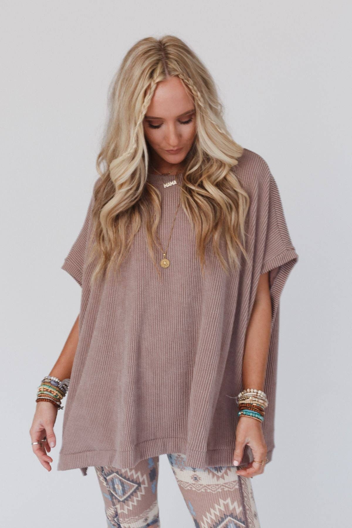 Moon Glow Texture Knit Top