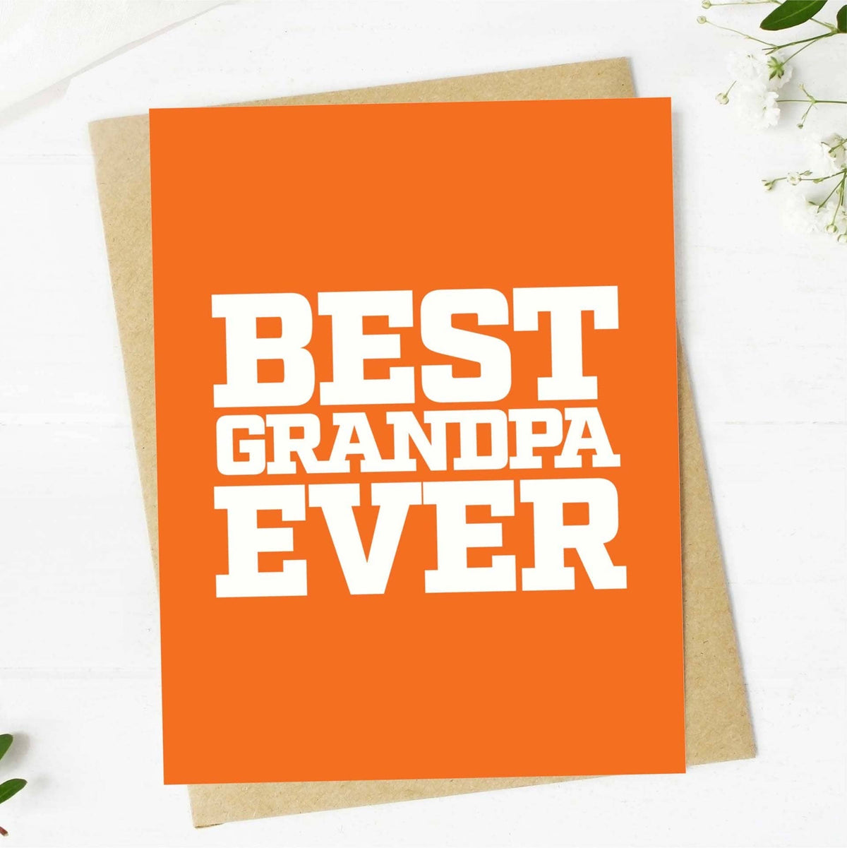 Best Grandpa Ever Card