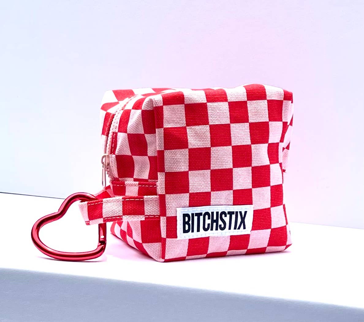 Travel Tote with Heart Carabiner