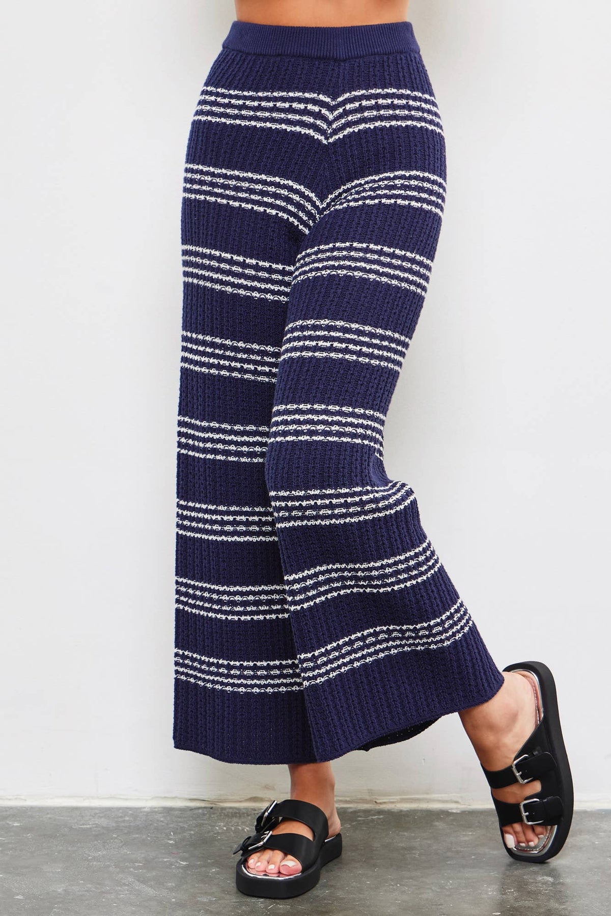 Knit striped Pants
