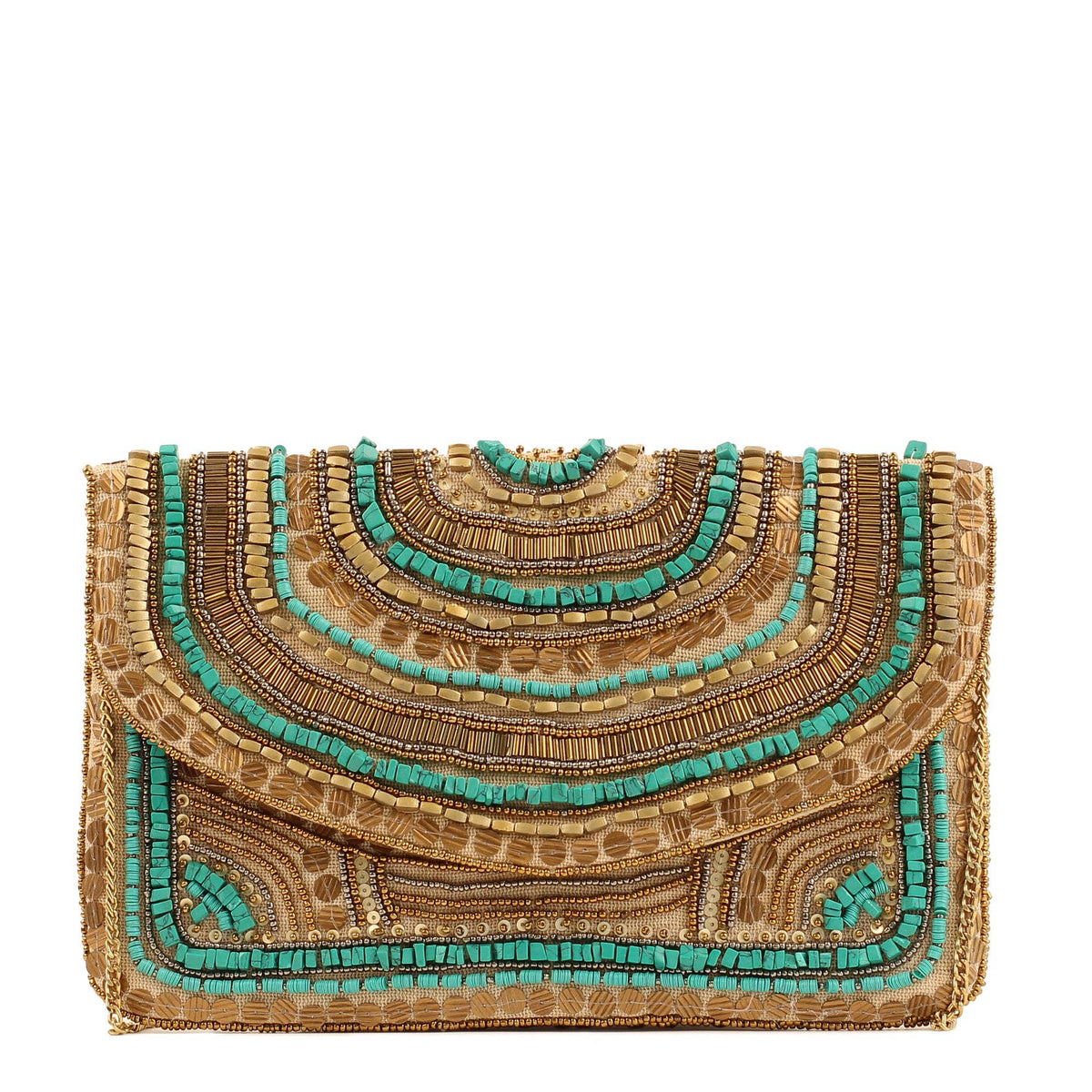 Boho Beaded Clutch